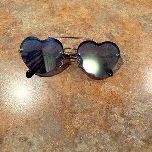 Heart Shaped Miu Miu sunglasses